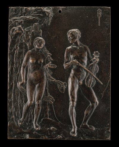オルフェウスとエウリュディケ、c。 1515年。 作： Peter Vischer the Younger
