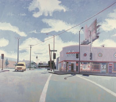 AA酒店、ロサンゼルス、2001年（キャンバスに油彩） 作： ピーター・ウィルソン