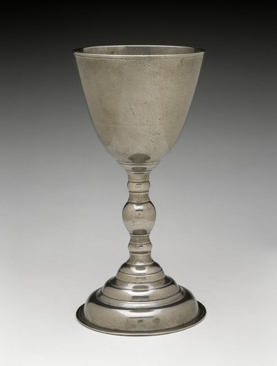 チャーチカップ、c。 1770-1797（ピューター） 作： Peter Young