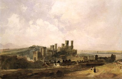 Caernarvon Castle (水彩・紙) 作： Peter de Wint