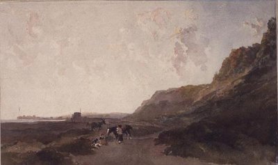沿岸の風景 作： Peter de Wint