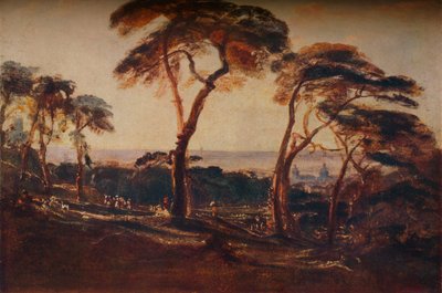 グリニッジ公園、c1822 作： Peter de Wint