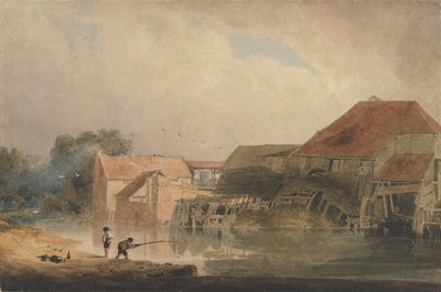 リバーサイドシーンオールドミル、1805-10。 作： Peter de Wint