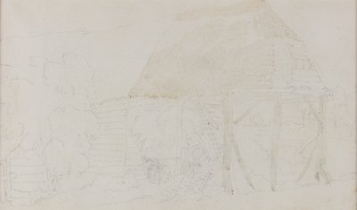 収穫の時』のラフスケッチ、年代不明 作： Peter de Wint