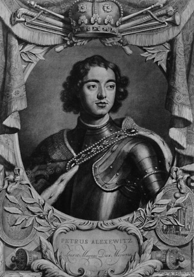 ピョートル大帝、ロシア皇帝、c1698 1894 作： Peter van Gunst