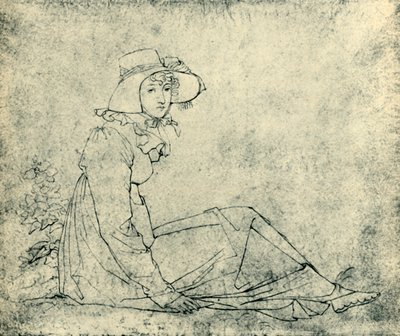 エリザベス・マルスの肖像、c1811、1943。 作： Peter von Cornelius