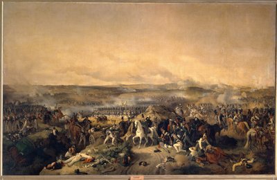 ロシア遠征 (1812): 1812 年 9 月 7 日のモスクワの戦い (8 月 26 日のボロジノの戦い) 作： Peter von Hess