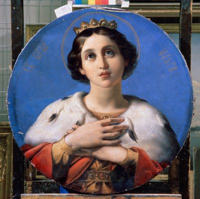 聖オルガ、キエフ王女 作： Petr Mikhailovich Shamshin