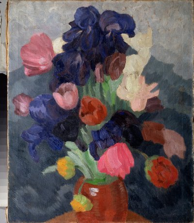 花束 - Pyotr (Piotr, Petr) Savvich Utkin (Utkin) (1877-1934) 作、キャンバスに油彩 作： Petr Savvic Utkin