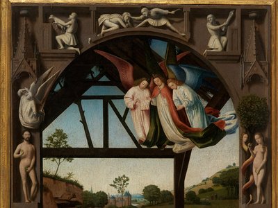 幼子キリストの礼拝の詳細 作： Petrus Christus