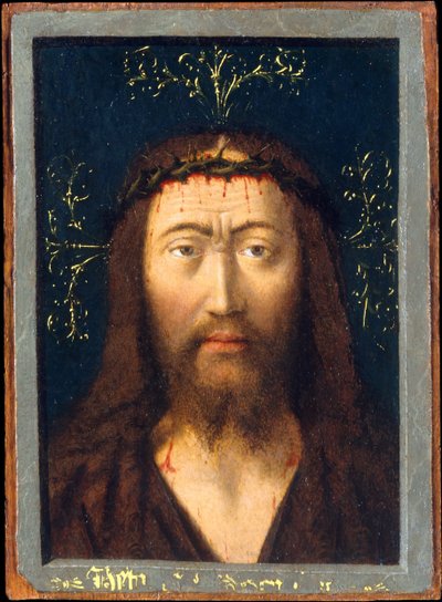 キリストの頭、ca。 1445。 作： Petrus Christus