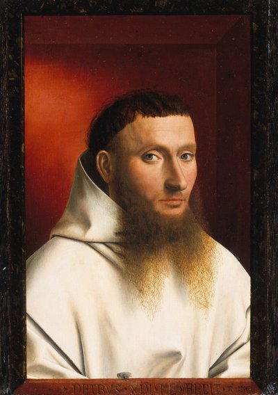 カルトジオ会修道士の肖像 作： Petrus Christus