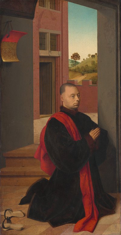 男性ドナーの肖像、c。 1455年。 作： Petrus Christus