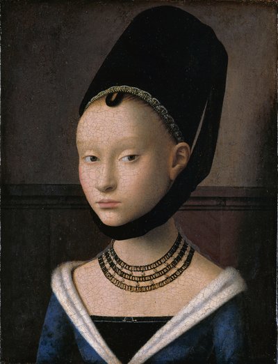 若い女性の肖像 作： Petrus Christus