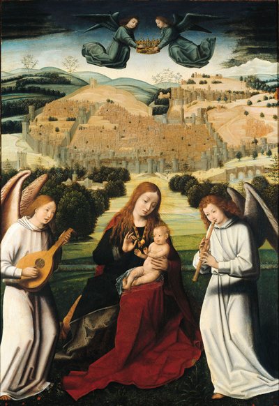 ペトルス・クリストゥス作「グラナダの聖母」（1410-1475/1476) 作： Petrus Christus