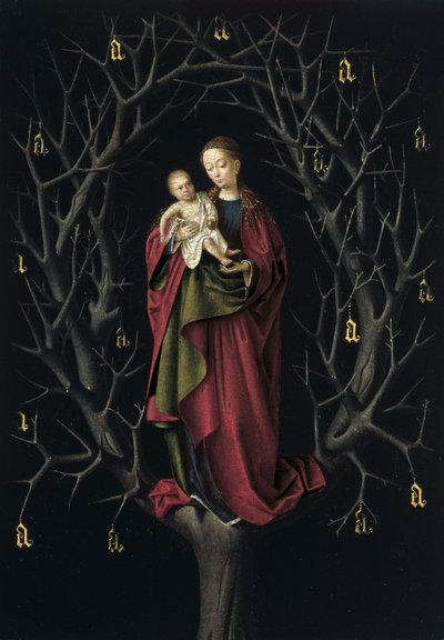乾いた木の聖母、1465年頃 作： Petrus Christus