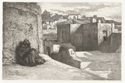 タンジールの眺め 作： Petrus Johannes Arendzen (attributed to)