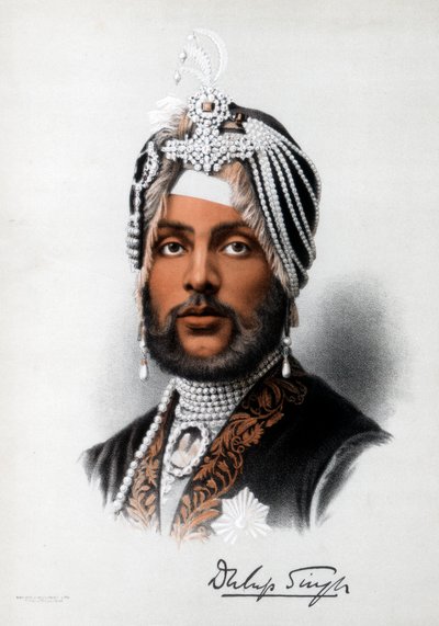 Duleep Singh、シーク教の支配者、c1890。 作： Petter and Galpin Cassell