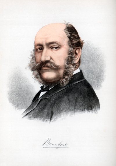 ヘンリーサマセット、イギリスのピア、兵士、政治家、ビューフォート公爵8世、c1890。 作： Petter and Galpin Cassell