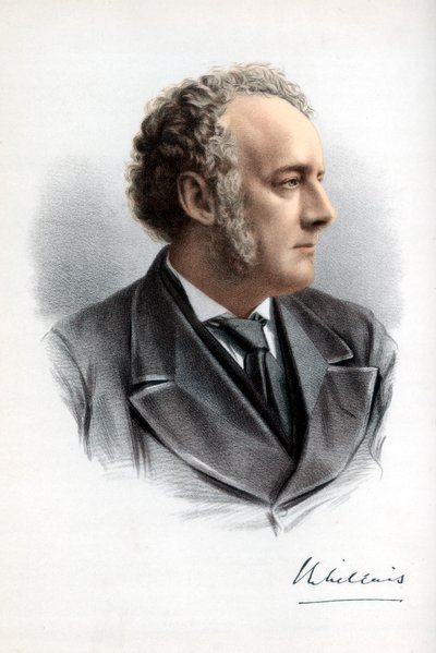 ジョン・エヴァレット・ミレイ卿、1st Baronet、イギリスの画家、イラストレーター、c1890。 作： Petter and Galpin Cassell