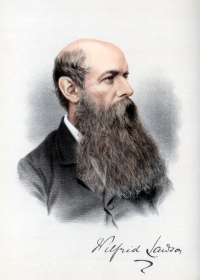 ウィルフリッドローソン卿、イギリスの政治家および禁酒運動家、c1890。 作： Petter and Galpin Cassell