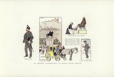 アーティストの放浪、ディジョン、リヨン、ツーロン 作： Phil May