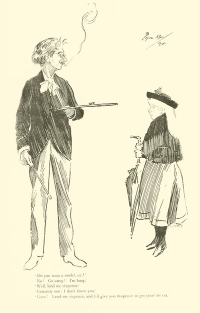 フィル・メイの漫画（1890年代）（リトグラフ 作： Phil May