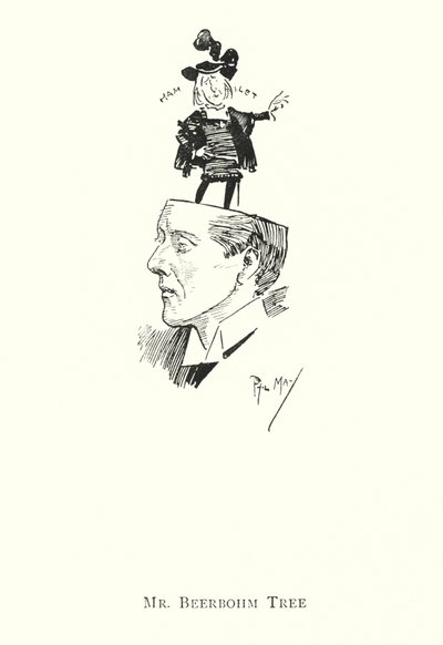 Mr.Beerbohm Tree（リトグラフ 作： Phil May