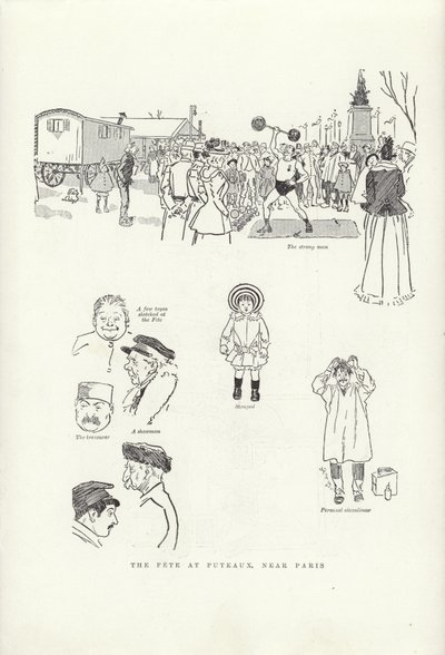 パリ近郊のピュトーのフェット 作： Phil May