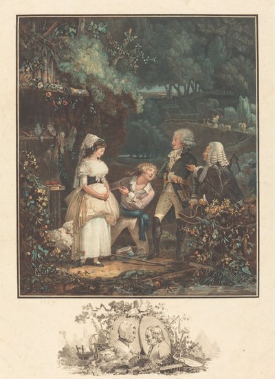 アネットとルビン 作： Philibert Louis Debucourt