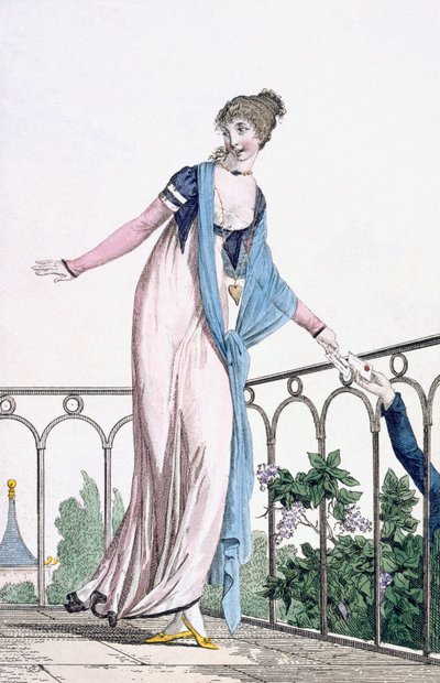 ステルス対応、「Modes et Manieres du Jour a Paris」のイラスト 作： Philibert Louis Debucourt