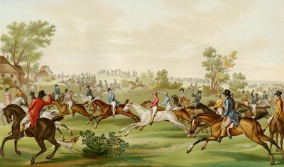 競馬-Debucourtによる色の彫刻 作： Philibert Louis Debucourt
