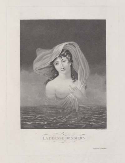 海の女神、1775-1832。 作： Philibert Louis Debucourt