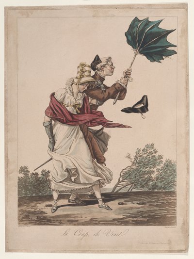 疾風、1775-1832。 作： Philibert Louis Debucourt