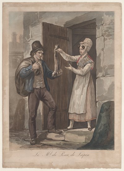 Md.ラビットスキン、1775-1832。 作： Philibert Louis Debucourt