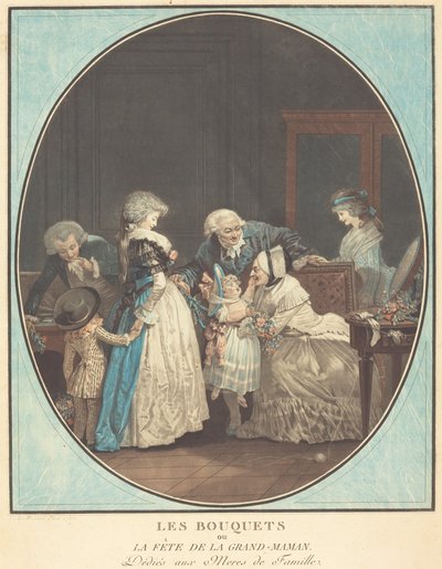 レブーケ、またはおばあちゃんの日 作： Philibert Louis Debucourt