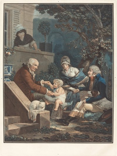 父方の喜び 作： Philibert Louis Debucourt