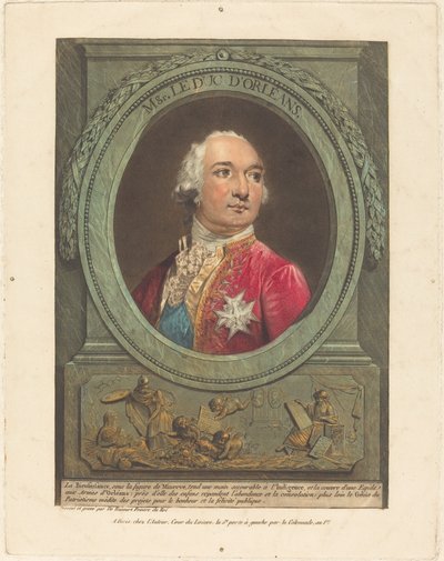 さん オルレアン公 作： Philibert Louis Debucourt