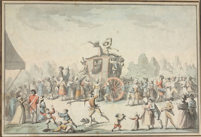 カーニバルシーン 作： Philibert Louis Debucourt