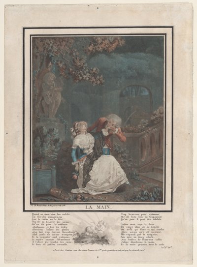手、1788年。 作： Philibert Louis Debucourt