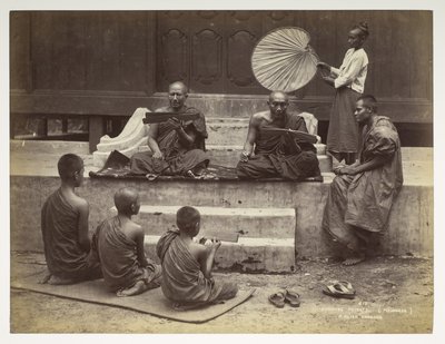 Views of Burma のビルマの司祭 (Poongees) 作： Philip Adolphe Klier
