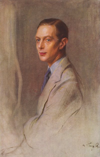ヨーク公、後のジョージ6世 作： Philip Alexius de (after) Laszlo