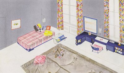 1930年代のインテリア：ブドワール 作： Philip Alexius de Laszlo