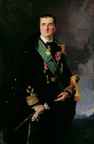 Miklos Horthy de Nagybánya (キャンバスに油彩) 作： Philip Alexius de Laszlo