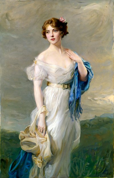 伯爵夫人アナスタシアミハイロフナデバッグの肖像、19世紀 作： Philip de László
