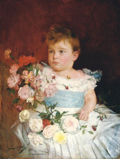 H.R.Hの肖像 ブルガリアのボリス王子、ザクセン公、後にブルガリア国王 作： Philip Alexius de Laszlo