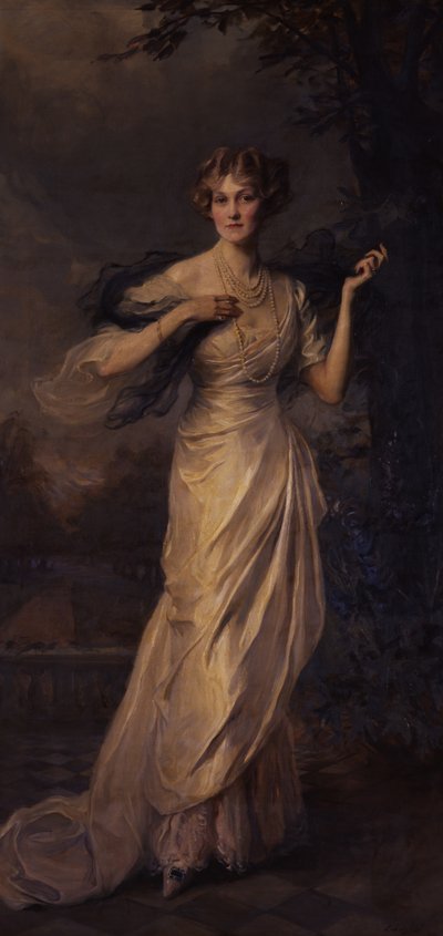 第8代ノーサンバーランド公爵夫人ヘレンの肖像 作： Philip Alexius de Laszlo