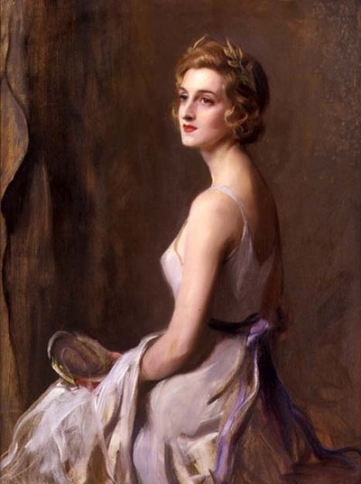 レオ・デルランジェ夫人の肖像、1937年頃（キャンバスに油彩） 作： Philip Alexius de Laszlo