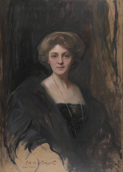 フェアラムのリー子爵夫人の肖像 (直筆) 作： Philip Alexius de Laszlo