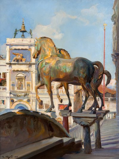 聖マルコの青銅の馬 作： Philip Alexius de Laszlo